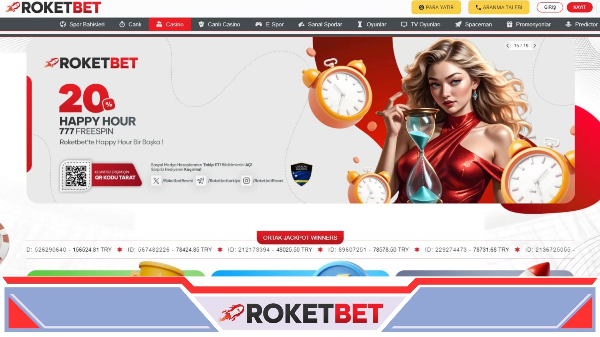 Efsanevi Oyunlara Güvenilir İlk Adım; Roketbet Giriş